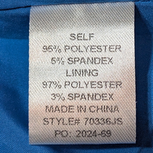 Michel Studio Sky Blue Double-Breasted Blazer | Size Large | NWOT - Picture 4 of 5